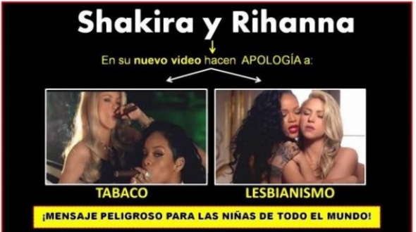 En Colombia quieren censurar a Shakira y Rihanna 