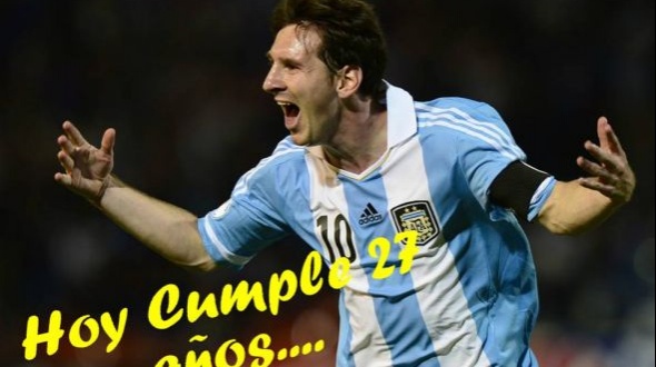 Cumpleaños de Messi 