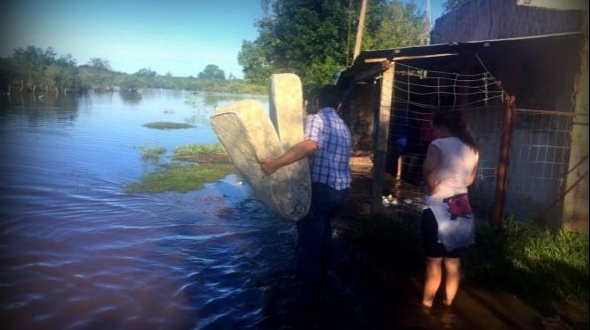 Mercedes, Sauce y Curuzú las más afectadas por las lluvias