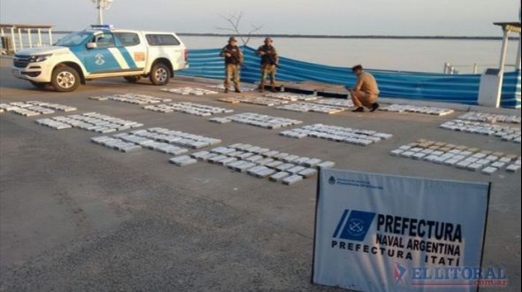 Golpe al narcotráfico en Itatí: Prefectura secuestró 640 kilos de marihuana