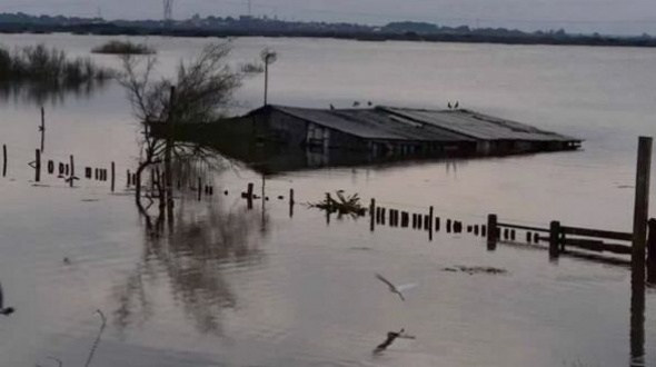 El gobernador monitorea la situación de los afectados por las lluvias 