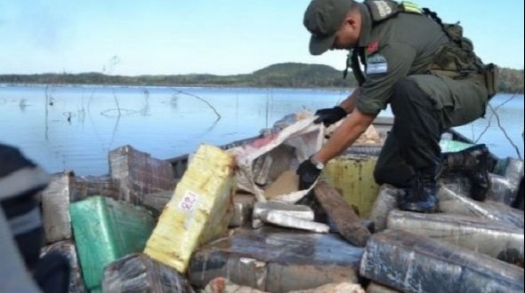 Secuestran cerca de diez toneladas de marihuana en operativos realizados en Corrientes y Misiones
