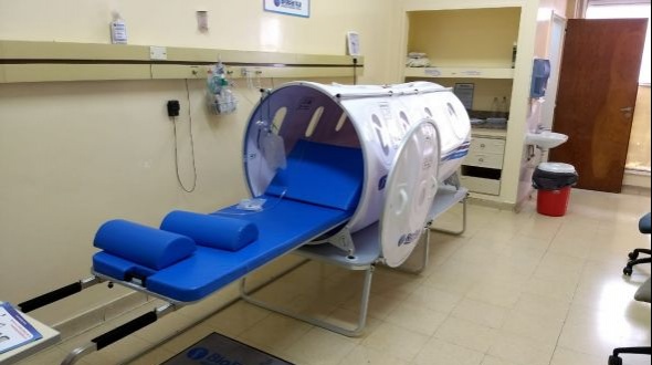 El Hospital de Quemados ya trata a sus pacientes con cámara hiperbárica