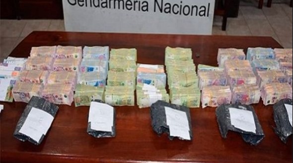 Incautaron 4.300.000 pesos a un automovilista que transitaba por autovía 14