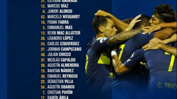 Agustín Obando jugará ésta noche en el equipo de Boca