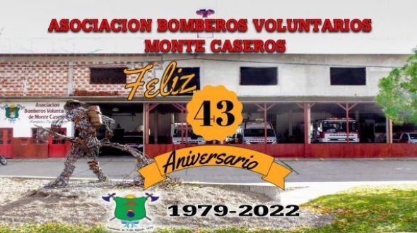 43° aniversario de la Asociación de Bomberos Voluntarios de Monte Caseros 