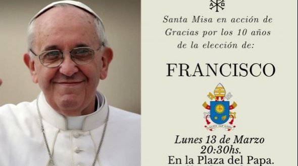10 años del pontificado de Francisco