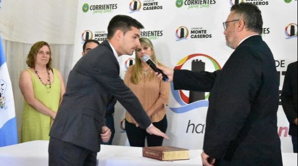 Asumió Andrés Iztueta en al secretaría de coordinación del municipio de Monte Caseros