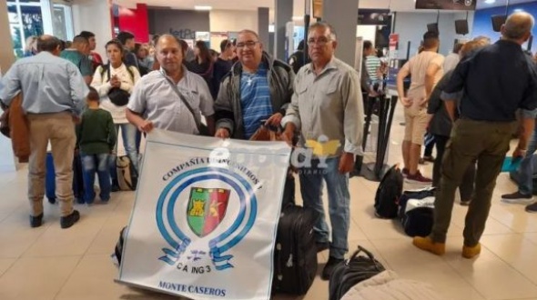 La delegación de excombatientes correntinos partió a Malvinas