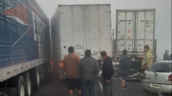 Choque múltiple en Chaco: al menos 10 vehículos involucrados