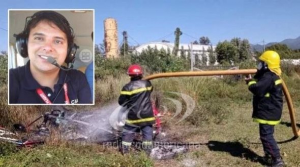 Tragedia: piloto correntino murió tras desplomarse un avión en Salta