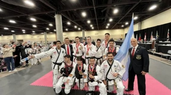 La Selección Argentina de taekwondo se consagró campeona del mundo