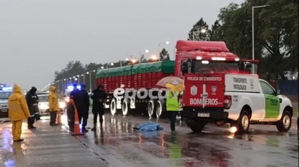 Corrientes: motociclista murió tras chocar con un camión en Ruta 12