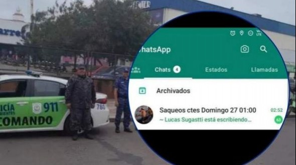 Corrientes: investigan la difusión de mensajes ligados a posibles saqueos Corrientes: investigan la difusión de mensajes ligados a posibles saqueos