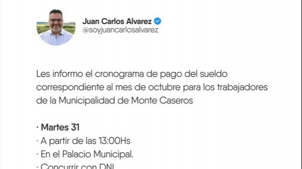 Sueldos municipales