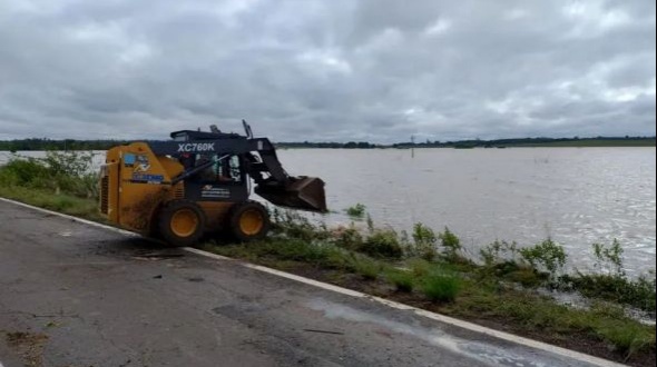 Corrientes: Tras limpieza de la cinta asfáltica, reabrieron la Ruta 14 